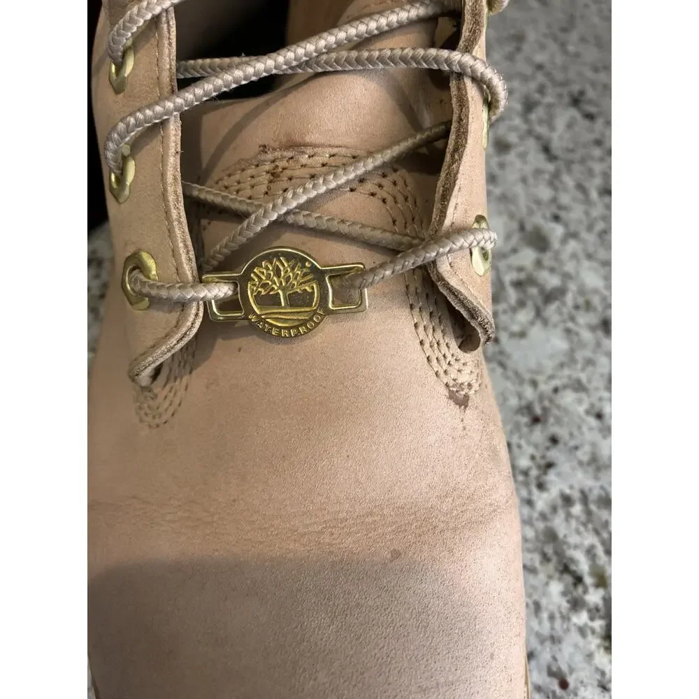 Timberland Culture Kings Premium 6in. Waterproof Boot Chukka Wheat/Gold Zip sz 7